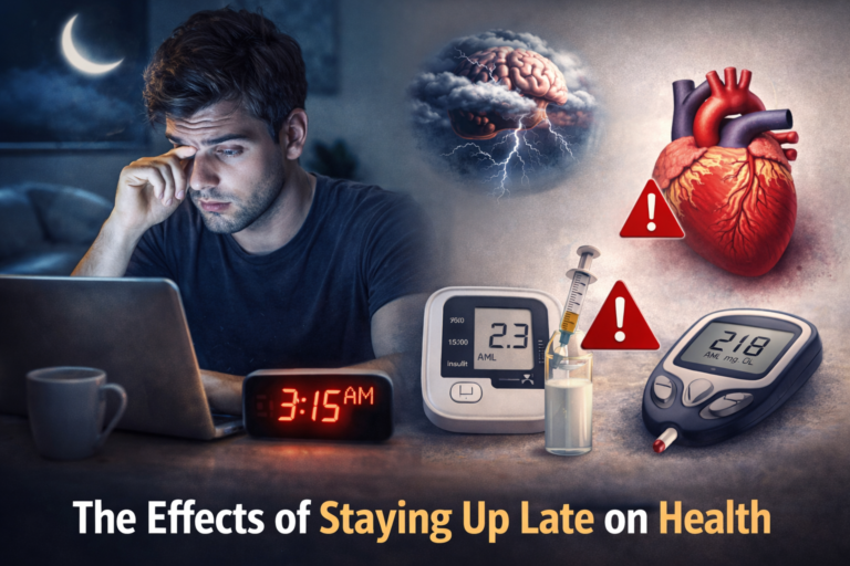 The Impact of Staying Up Late on Human Health: Hidden Dangers of Sleep Deprivation