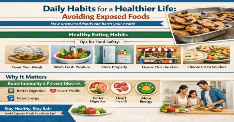 Daily Habits for a Healthier Life: Avoiding Exposed Foods