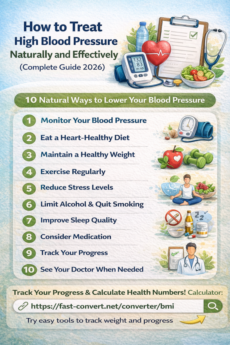 How to Treat High Blood Pressure Naturally and Effectively