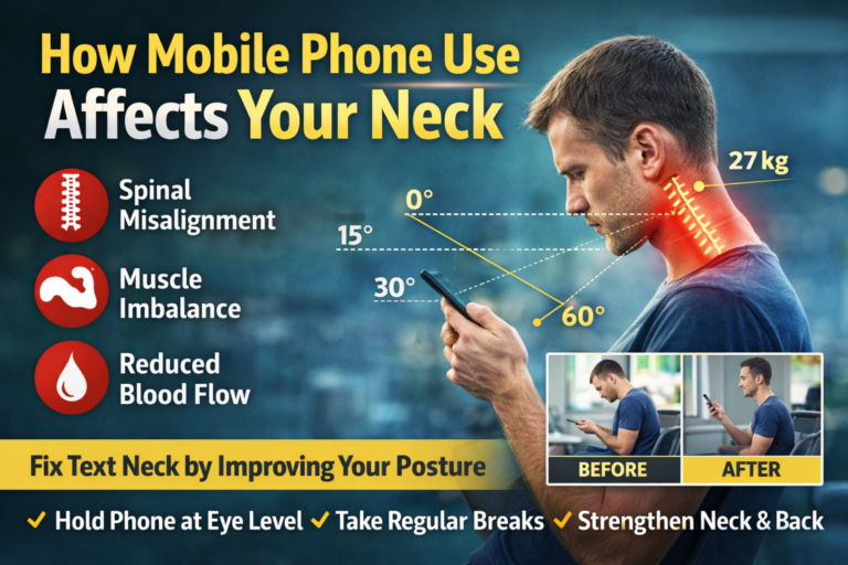 How Mobile Phone Use Affects Your Neck