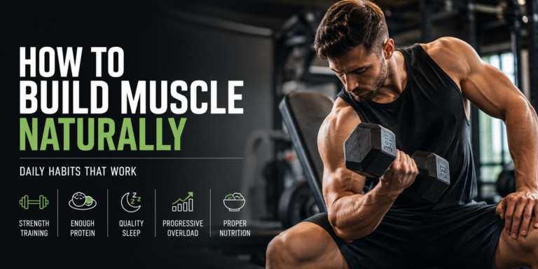 How to Build Muscle Naturally: A Science-Based Beginner’s Guide